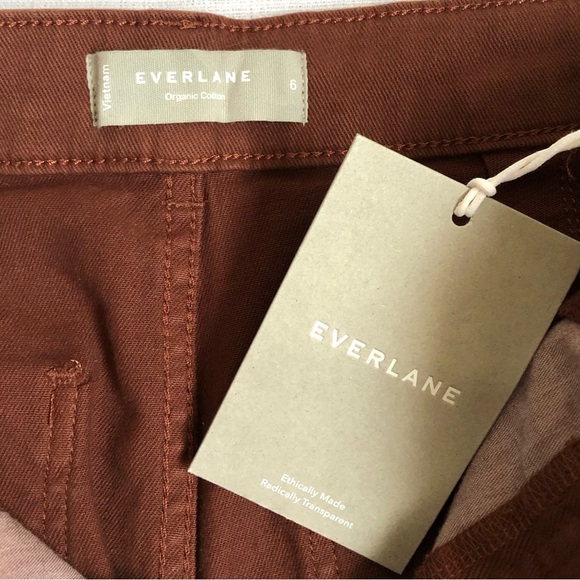 NWT Everlane The Utility Barrel Pant | Rosewood Brown, Size 6 - Picture 7 of 9